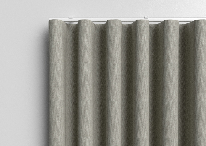 Soft Chevron, Brown - Made to Measure Curtains - Image 14